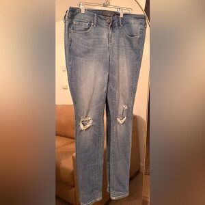 Torrid Light Blue Distressed Skinny Jeans